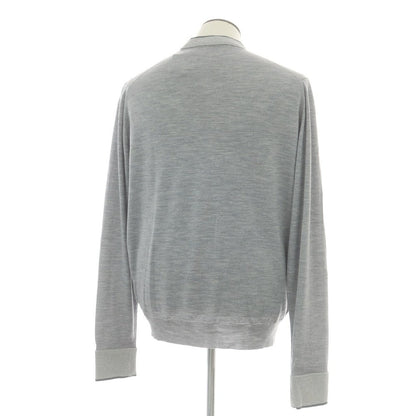 【中古】サカイ Sacai × JOHN SMEDLEY ハイゲージ ウール プルオーバーニット グレー【 4 】【 状態ランクB 】【 メンズ 】