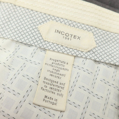 【中古】インコテックス INCOTEX SUPER100’S ウール ドレススラックスパンツ グレー【 44 】【 状態ランクD 】【 メンズ 】