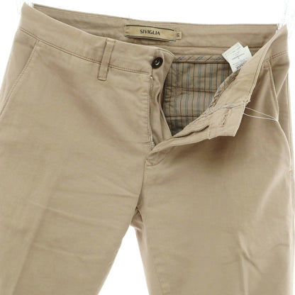 [Used] SIVIGLIA Stretch Cotton Casual Slacks Pants Beige [31] [Condition Rank C] [Men&