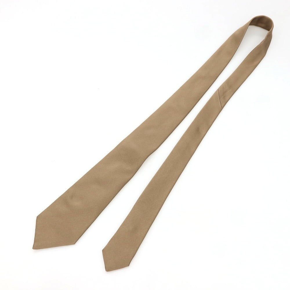 [Used] EREDI CHIARINI Silk Plain Tie Brown [Condition Rank B] [Men&