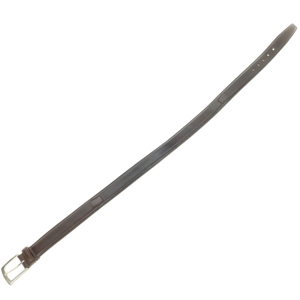 [Used] KTLewiston Shell Court Van Belt, Dark Brown [30/75] [Condition Rank C] [Men&