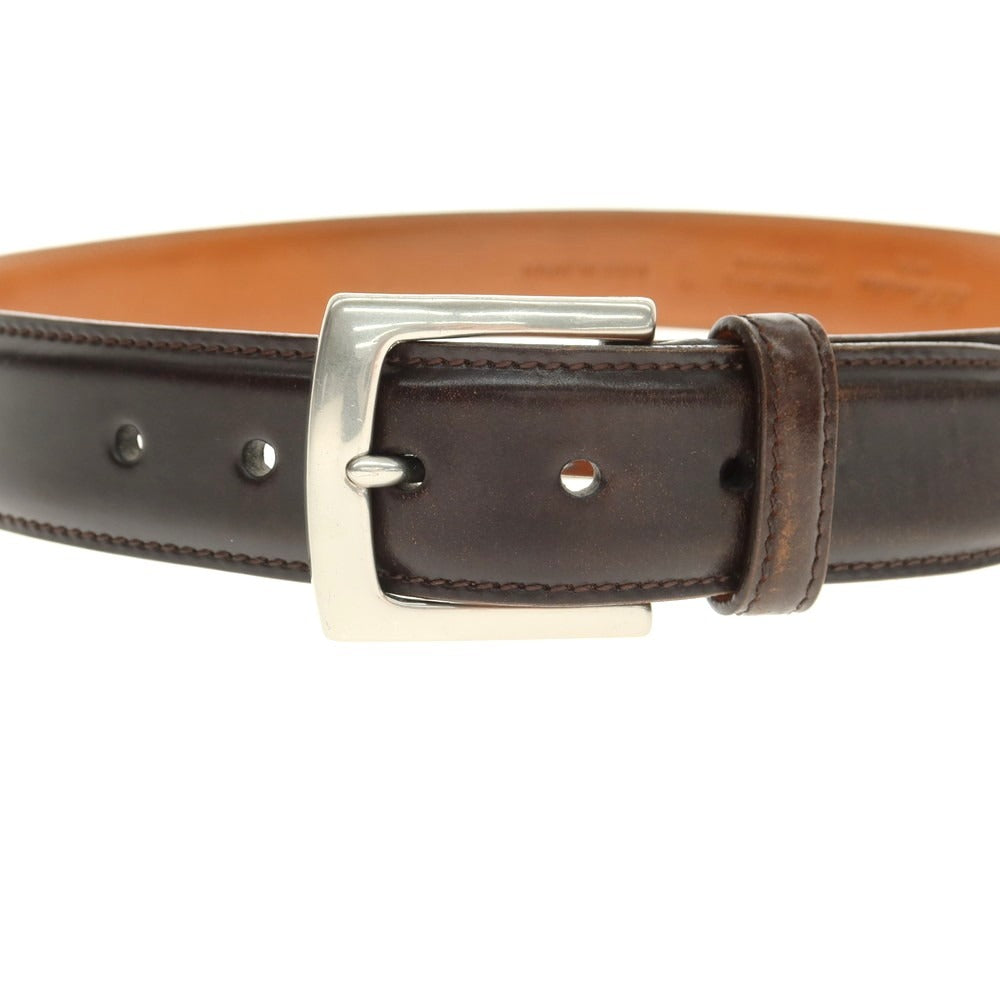 [Used] KTLewiston Shell Court Van Belt, Dark Brown [30/75] [Condition Rank C] [Men&