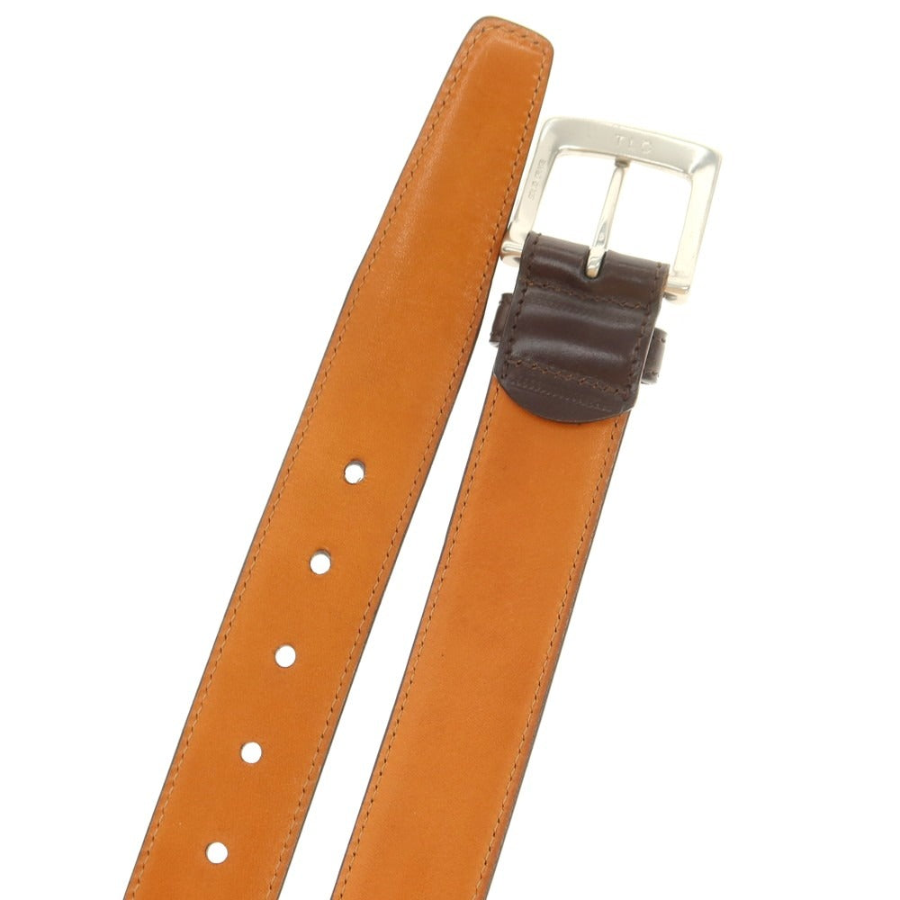 [Used] KTLewiston Shell Court Van Belt, Dark Brown [30/75] [Condition Rank C] [Men&