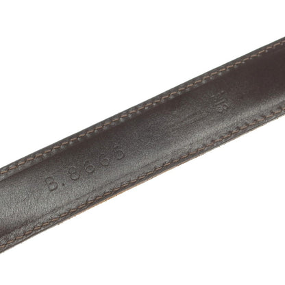 【中古】ホワイトハウスコックス Whitehouse Cox レザー ベルト ダークブラウン【 32/80 】【 状態ランクD 】【 メンズ 】