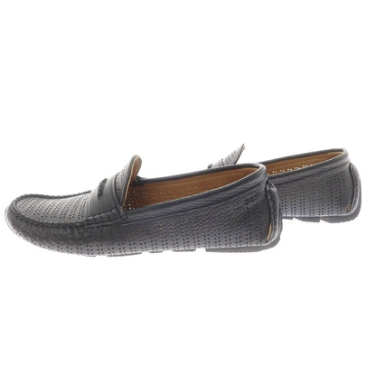 [Used] Baldinini Perforated Leather Driving Shoes Black [40] [Condition Rank C] [Men&
