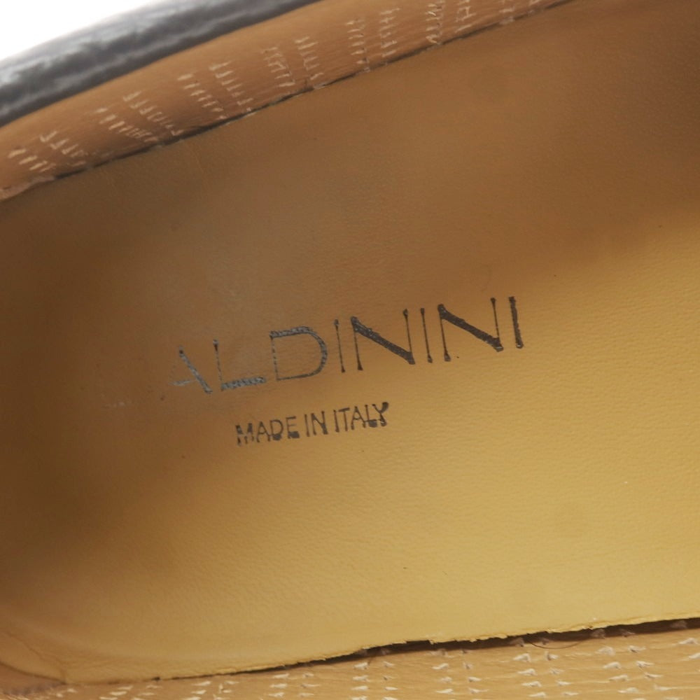 [Used] Baldinini Perforated Leather Driving Shoes Black [40] [Condition Rank C] [Men&