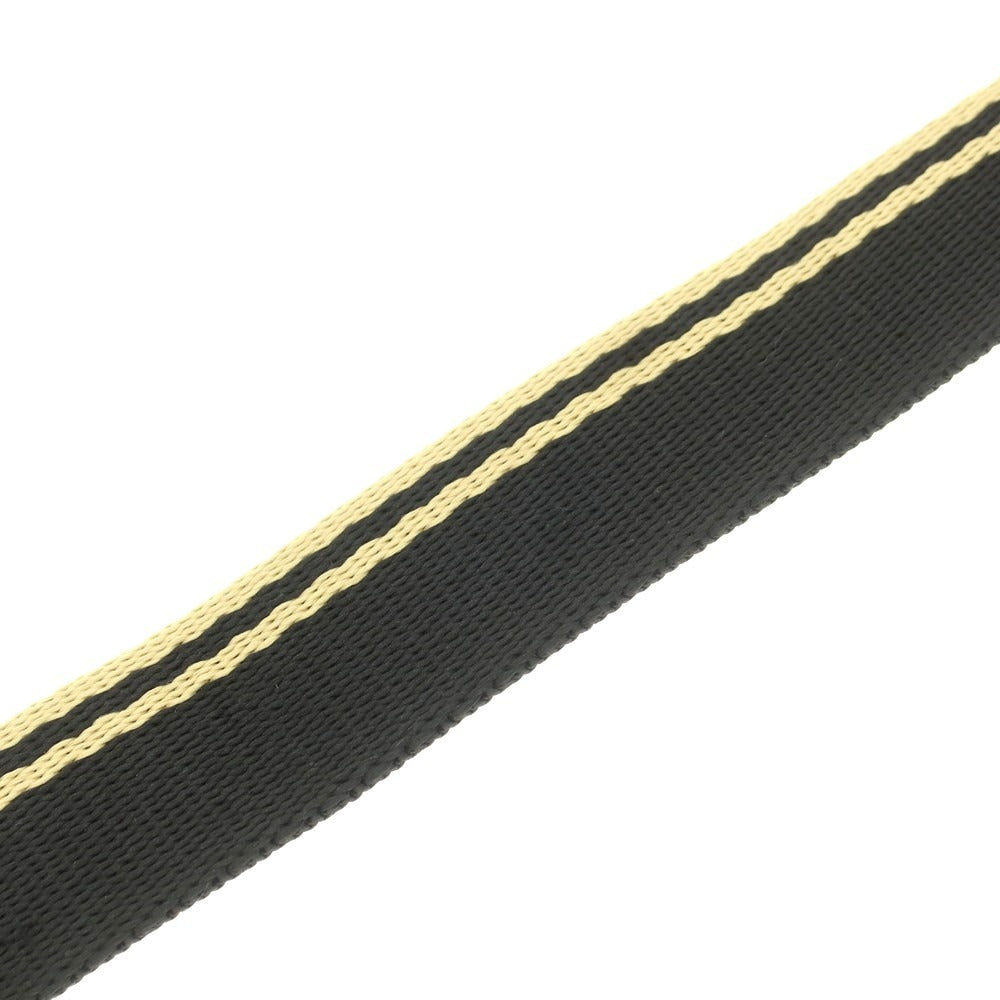 【中古】フレッドペリー FRED PERRY ライン ベルト ブラックxベージュ【 状態ランクB 】【 メンズ 】