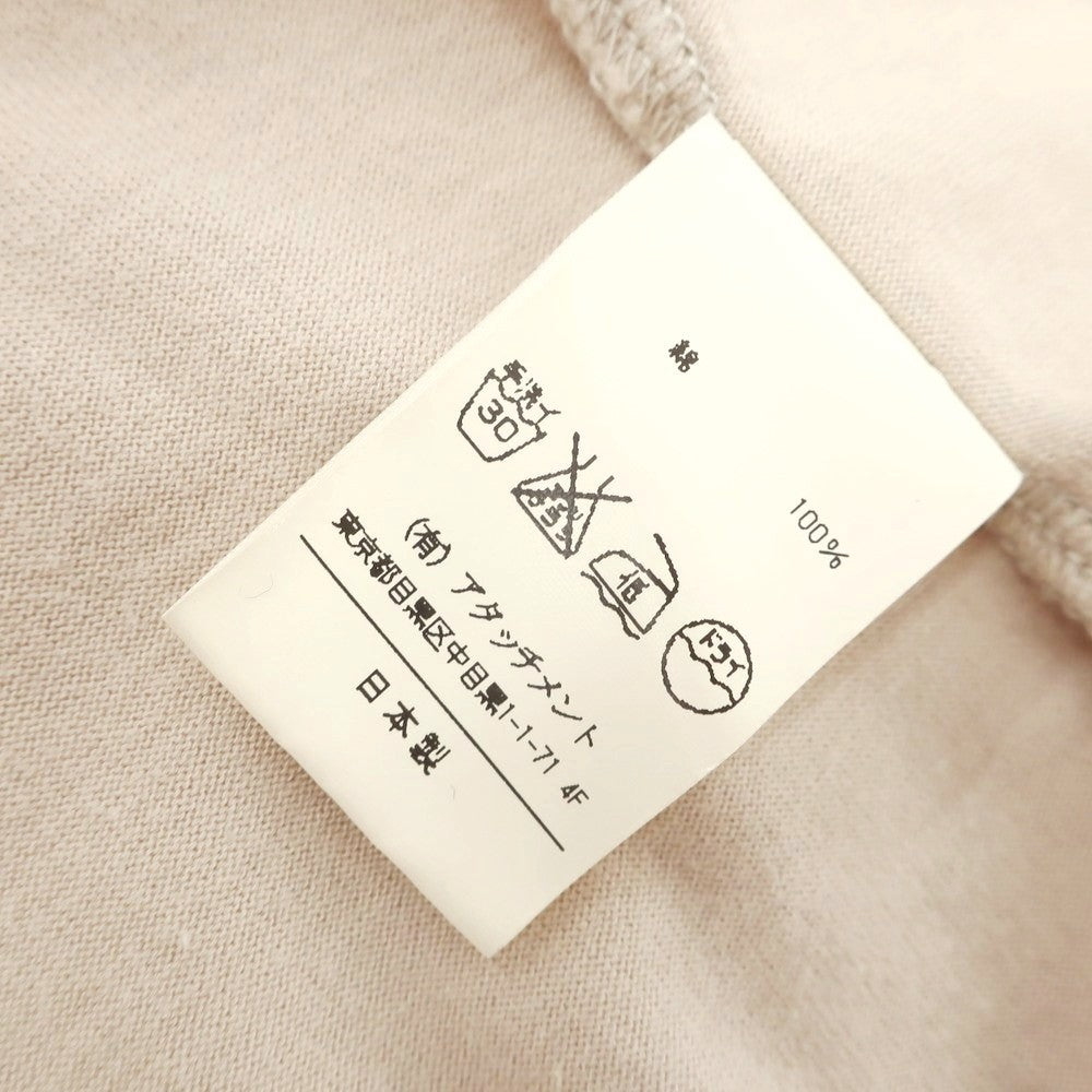 [Used] ATTACHMENT Cotton Jacket-style Cardigan Beige [3] [Condition Rank C] [Men&
