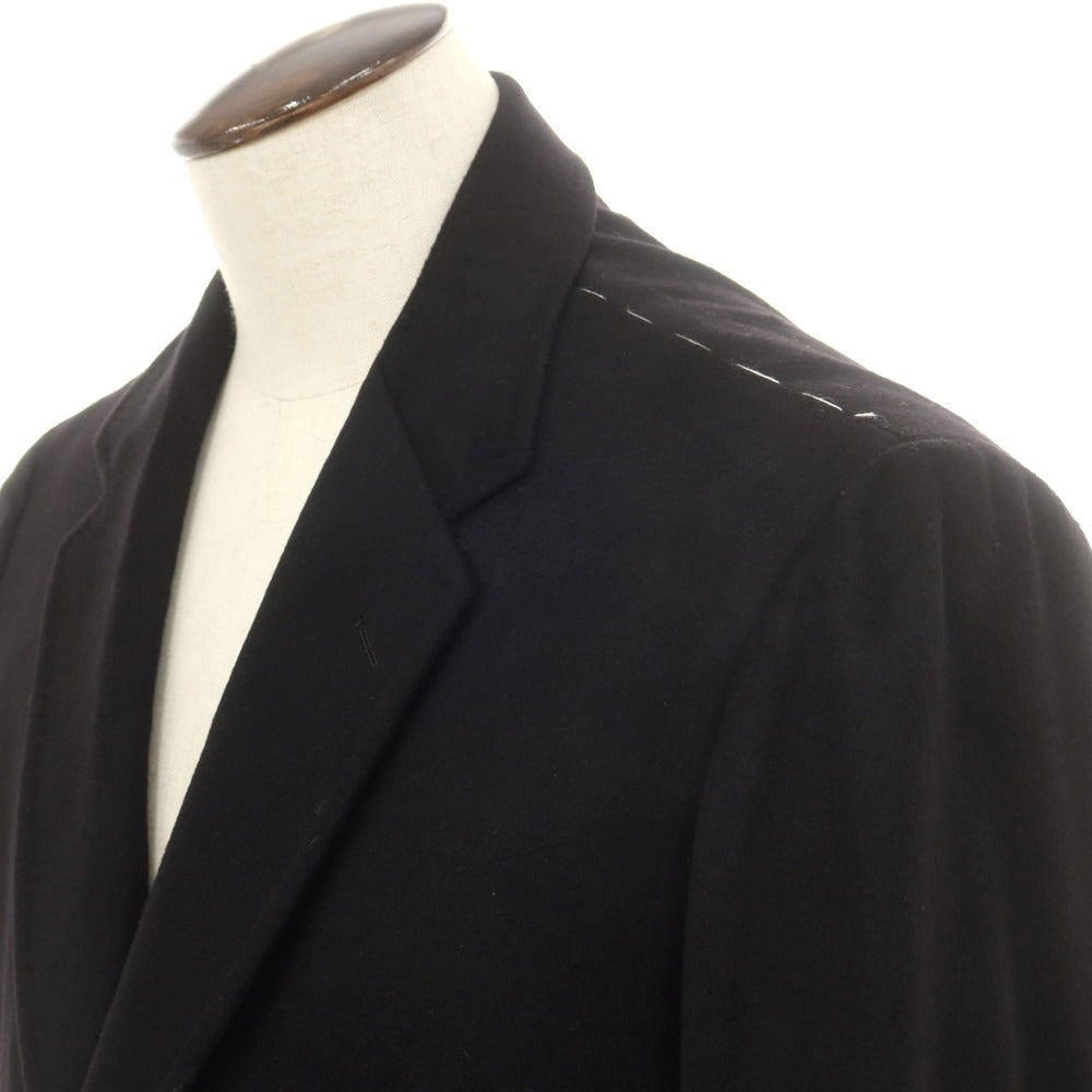 【中古】【未使用】サルトリオ Sartorio カシミヤ チェスターフィールドコート ブラック【 54 】【 状態ランクS 】【 メンズ 】