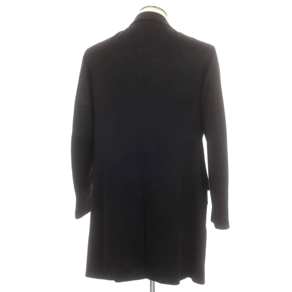 【中古】【未使用】サルトリオ Sartorio カシミヤ チェスターフィールドコート ブラック【 54 】【 状態ランクS 】【 メンズ 】