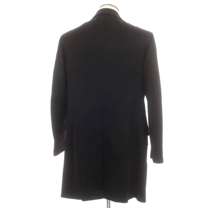 【中古】【未使用】サルトリオ Sartorio カシミヤ チェスターフィールドコート ブラック【 54 】【 状態ランクS 】【 メンズ 】