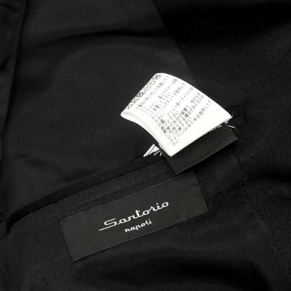 【中古】【未使用】サルトリオ Sartorio カシミヤ チェスターフィールドコート ブラック【 54 】【 状態ランクS 】【 メンズ 】