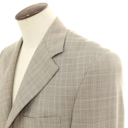 【中古】オックスフォード クローズ Oxxford Clothes ウール 3つボタンスーツ ベージュ【 上40/下34 】【 状態ランクC 】【 メンズ 】