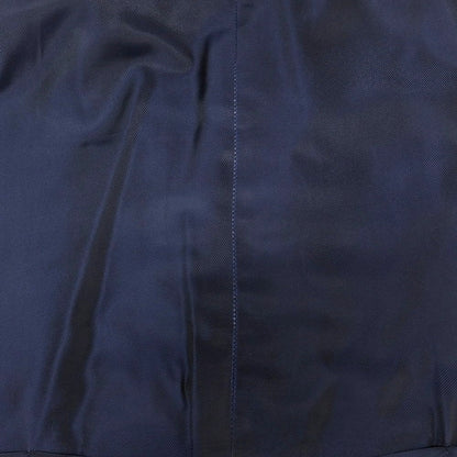【中古】チロパオーネ キートン Ciro Paone Kiton タイユタイ別注 ウール スリーピース チェック 3つボタンスーツ ネイビーxグレー【 52 】【 状態ランクB 】【 メンズ 】