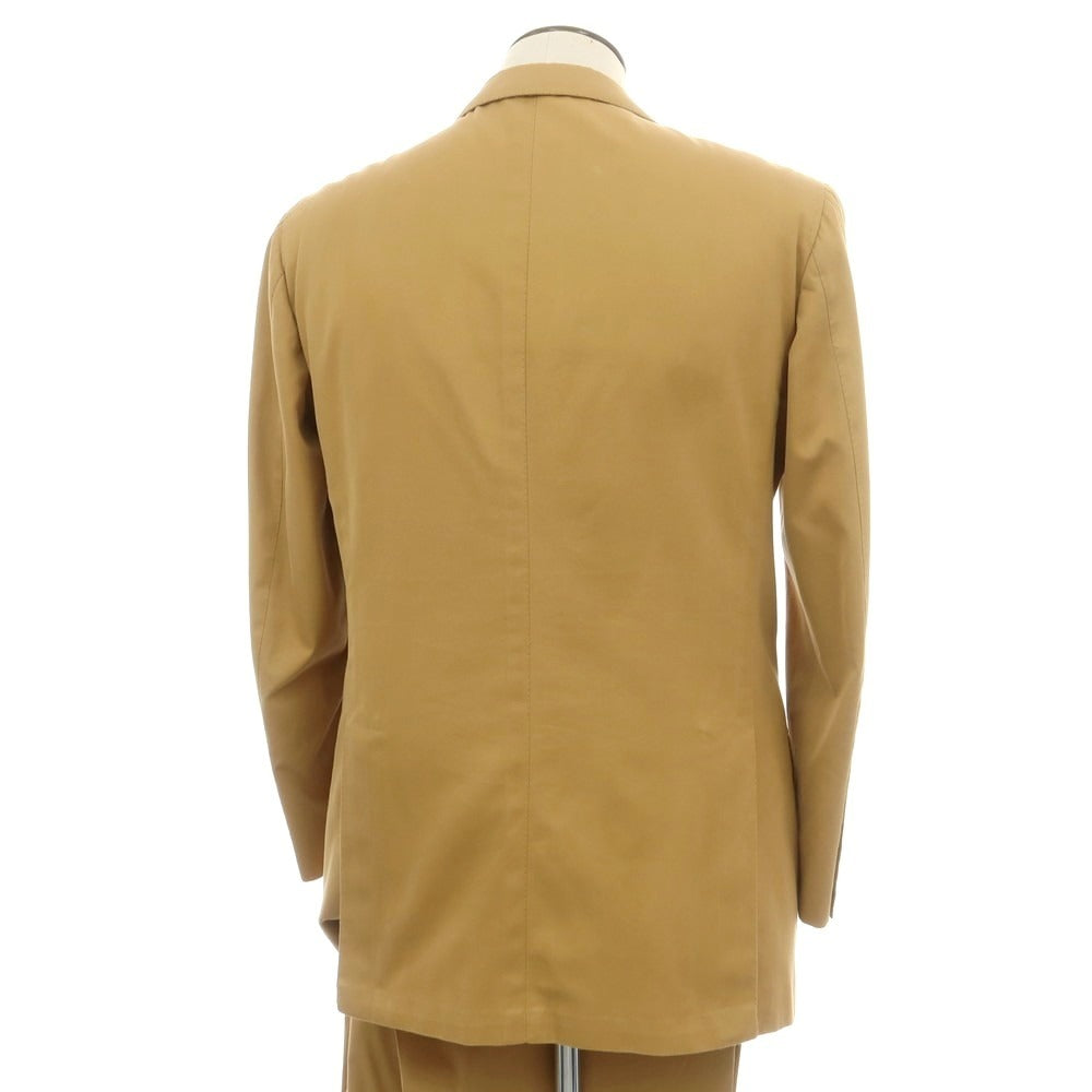 【中古】ルイジ ボレッリ Luigi Borrelli NERANO ツイルコットン 3つボタンスーツ キャメル【 50 Drop7 】【 状態ランクC 】【 メンズ 】