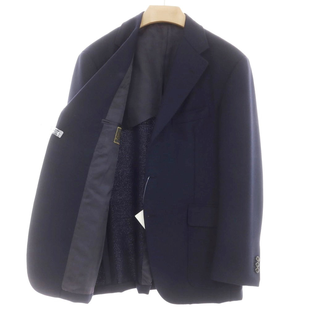 【中古】オックスフォード クローズ Oxxford Clothes ウール テーラードジャケット ネイビー【 40 】【 状態ランクB 】【 メンズ 】