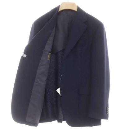 【中古】オックスフォード クローズ Oxxford Clothes ウール テーラードジャケット ネイビー【 40 】【 状態ランクB 】【 メンズ 】