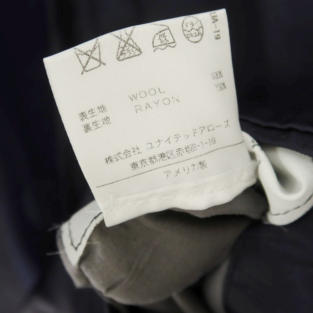 【中古】オックスフォード クローズ Oxxford Clothes ウール テーラードジャケット ネイビー【 40 】【 状態ランクB 】【 メンズ 】