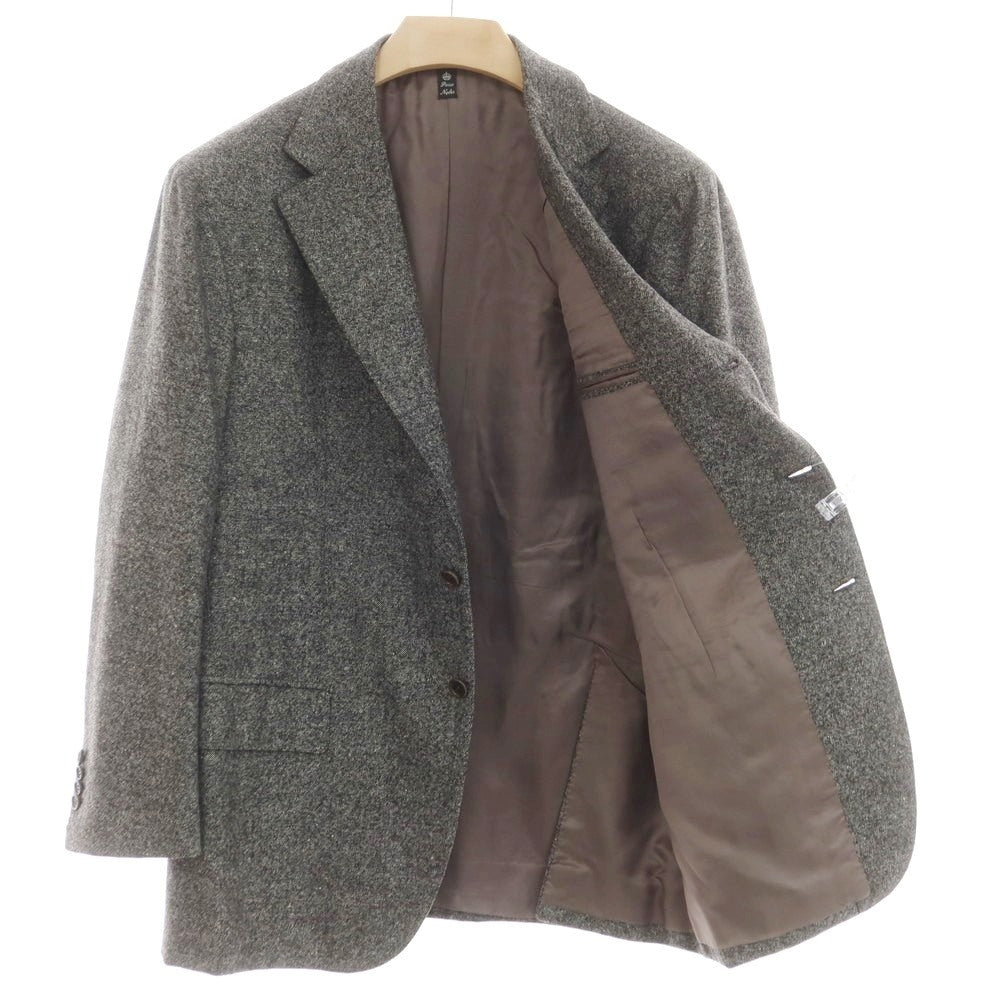 【中古】アントニオ パニコ Antonio Panico ウールカシミヤ テーラードジャケット グレー【 52 】【 状態ランクA 】【 メンズ 】