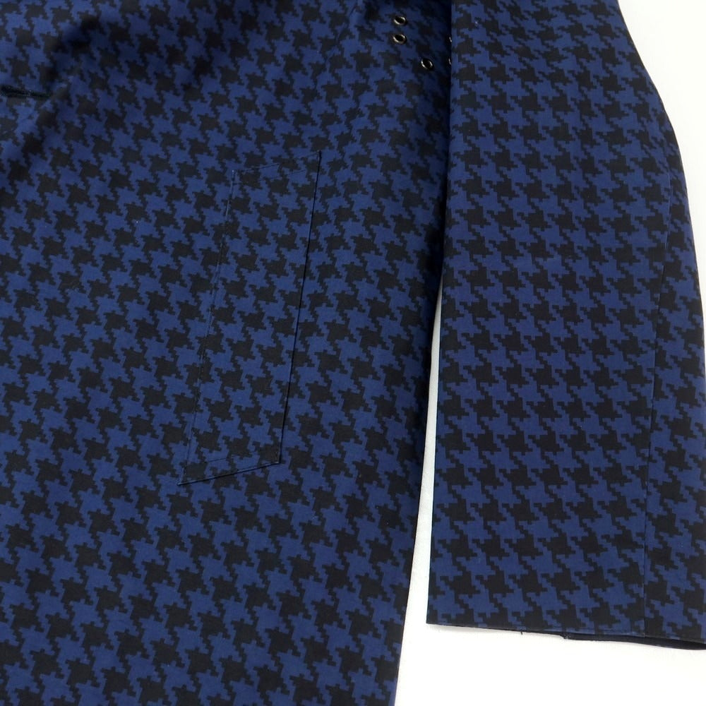 【中古】マッキントッシュ Mackintosh リバーシブル ゴム引きコットン ステンカラーコート ネイビーブルーxブラック【サイズ40】【 状態ランクB 】【 メンズ 】[EPD]