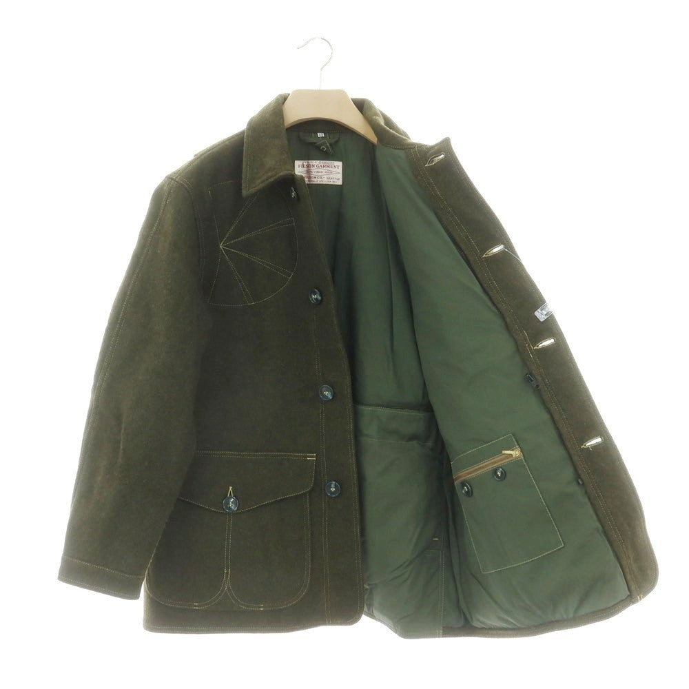 【中古】フィルソン FILSON マッキノーウール クルーザージャケット オリーブグリーン【 42 】【 状態ランクB 】【 メンズ 】