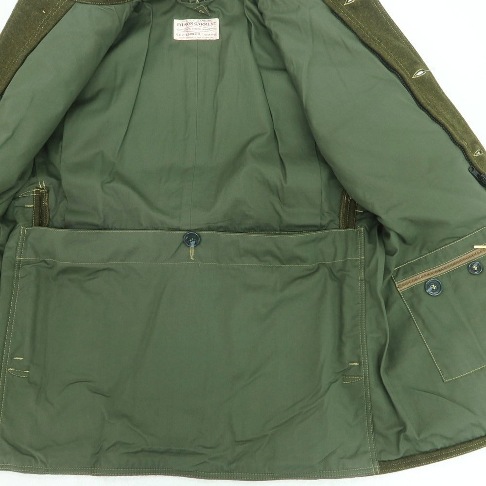 【中古】フィルソン FILSON マッキノーウール クルーザージャケット オリーブグリーン【 42 】【 状態ランクB 】【 メンズ 】