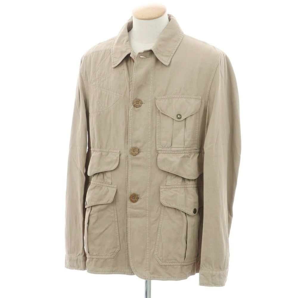 【中古】フィルソン FILSON コットンリネン ハンティングジャケット ベージュ【 40 】【 状態ランクB 】【 メンズ 】