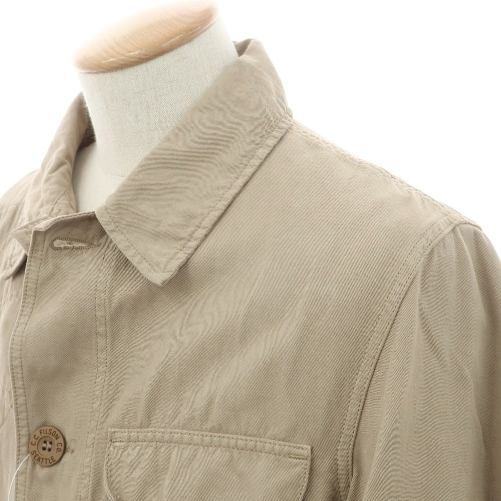 【中古】フィルソン FILSON コットンリネン ハンティングジャケット ベージュ【 40 】【 状態ランクB 】【 メンズ 】