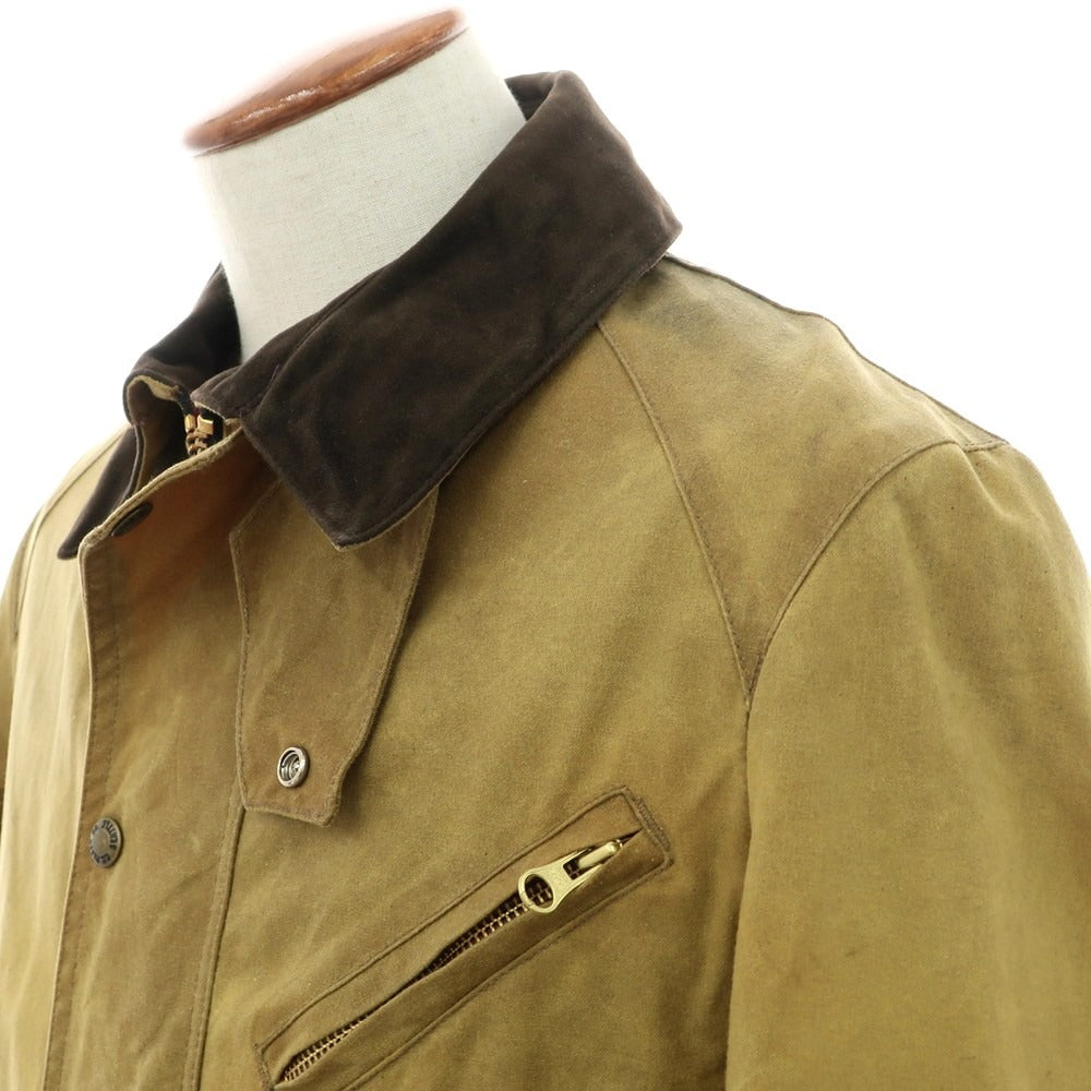 【中古】フィルソン FILSON オイルドコットン ハンティングジャケット マスタードベージュ【 42 】【 状態ランクC 】【 メンズ 】