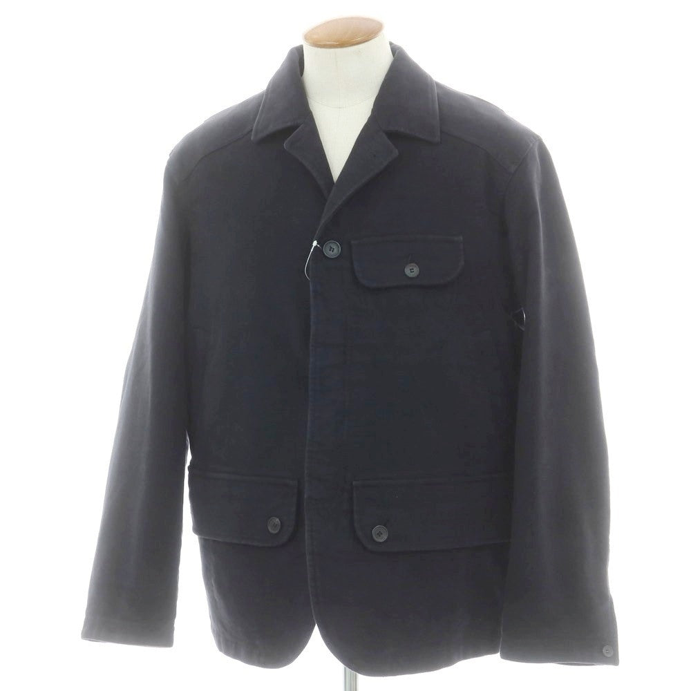 【中古】カパルビオ CAPALBIO コットン ハンティングジャケット ネイビー【 48 】【 状態ランクC 】【 メンズ 】