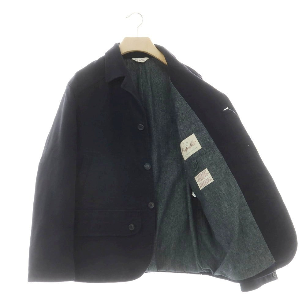 【中古】カパルビオ CAPALBIO コットン ハンティングジャケット ネイビー【 48 】【 状態ランクC 】【 メンズ 】
