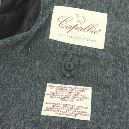 【中古】カパルビオ CAPALBIO コットン ハンティングジャケット ネイビー【 48 】【 状態ランクC 】【 メンズ 】