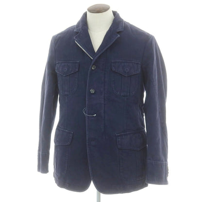 【中古】モンテドーロ Montedoro コットン フィールドジャケット ネイビー【 50 】【 状態ランクC 】【 メンズ 】
