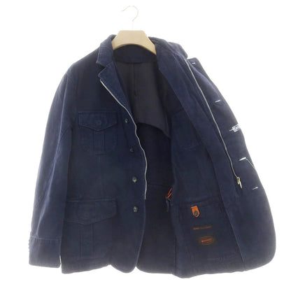 【中古】モンテドーロ Montedoro コットン フィールドジャケット ネイビー【 50 】【 状態ランクC 】【 メンズ 】