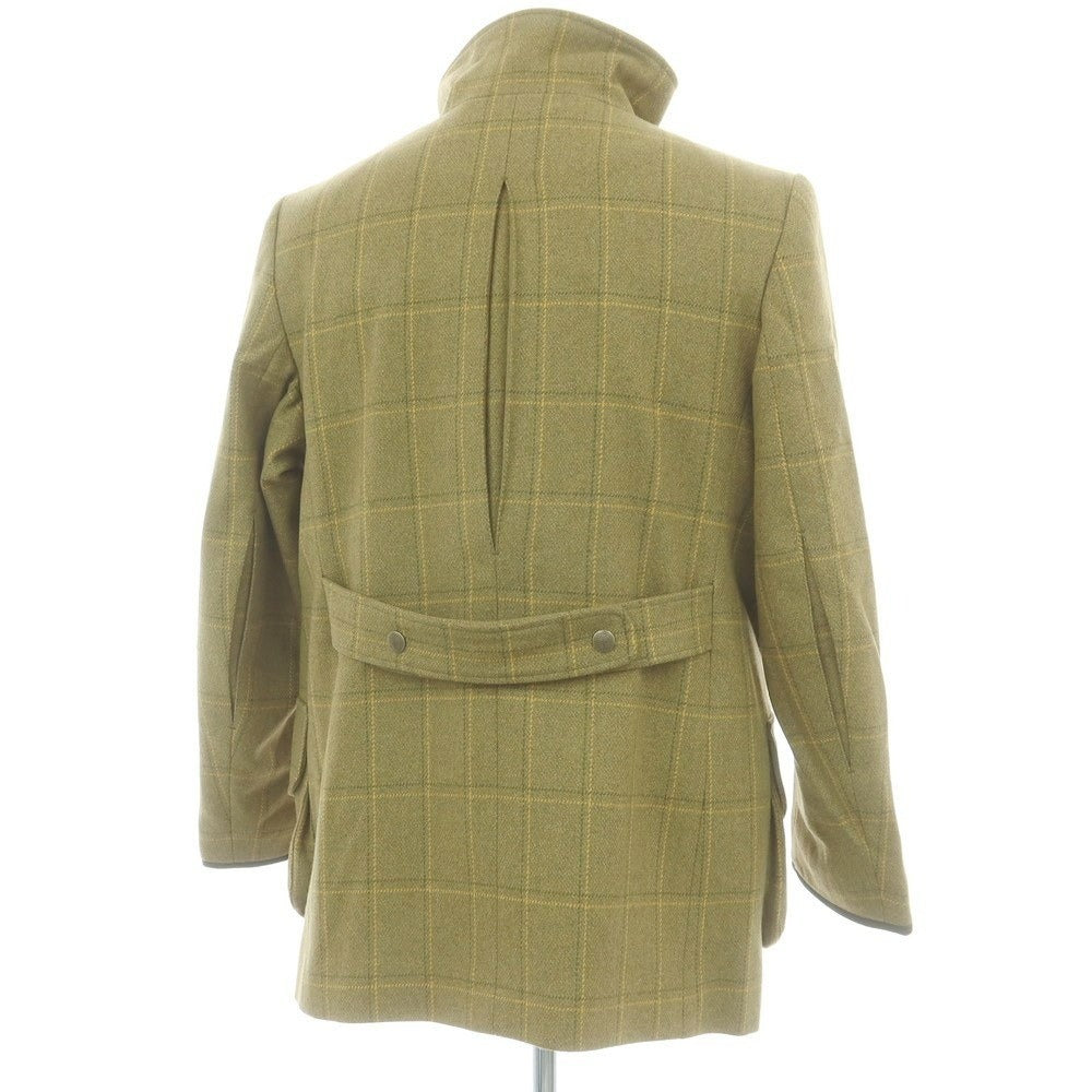 【中古】クリサリス CHRYSALIS ウール チェック ハンティングジャケット ライトオリーブカーキ【 XL 】【 状態ランクB 】【 メンズ 】