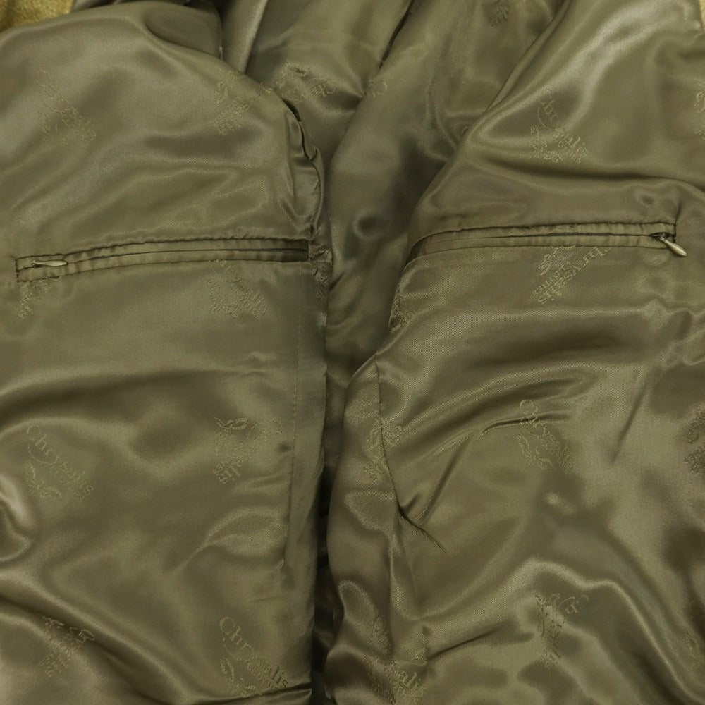 【中古】クリサリス CHRYSALIS ウール チェック ハンティングジャケット ライトオリーブカーキ【 XL 】【 状態ランクB 】【 メンズ 】