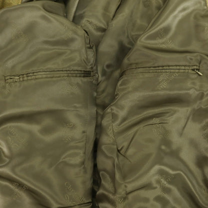 【中古】クリサリス CHRYSALIS ウール チェック ハンティングジャケット ライトオリーブカーキ【 XL 】【 状態ランクB 】【 メンズ 】