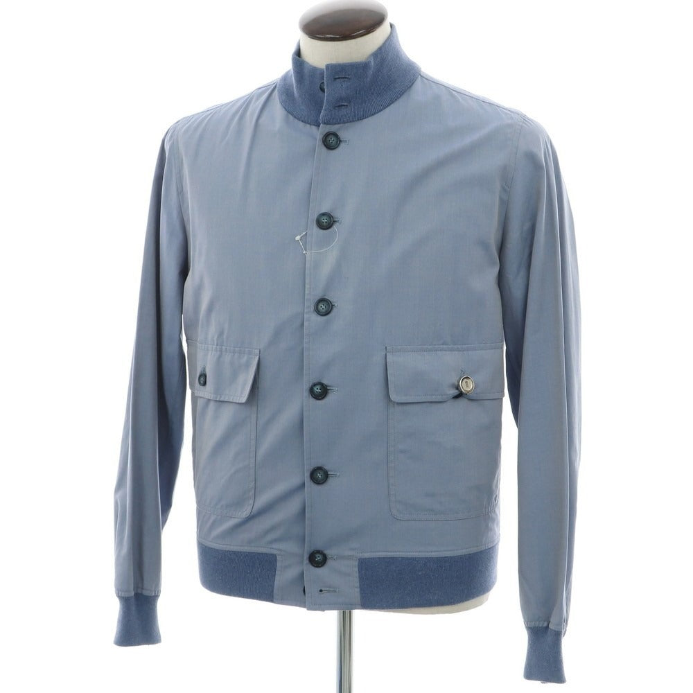 【中古】ヴァルスタリーノ VALSTARINO コットン バルスタリーノブルゾン ブルー【 50 】【 状態ランクB 】【 メンズ 】