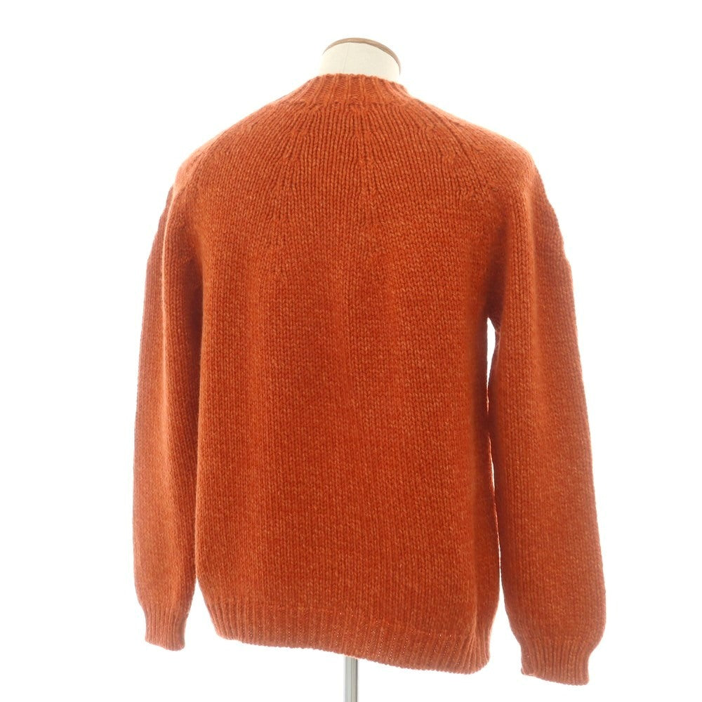 【中古】マーロ Malo カシミヤ モックネック プルオーバーニット オレンジ【 48 】【 状態ランクB 】【 メンズ 】
