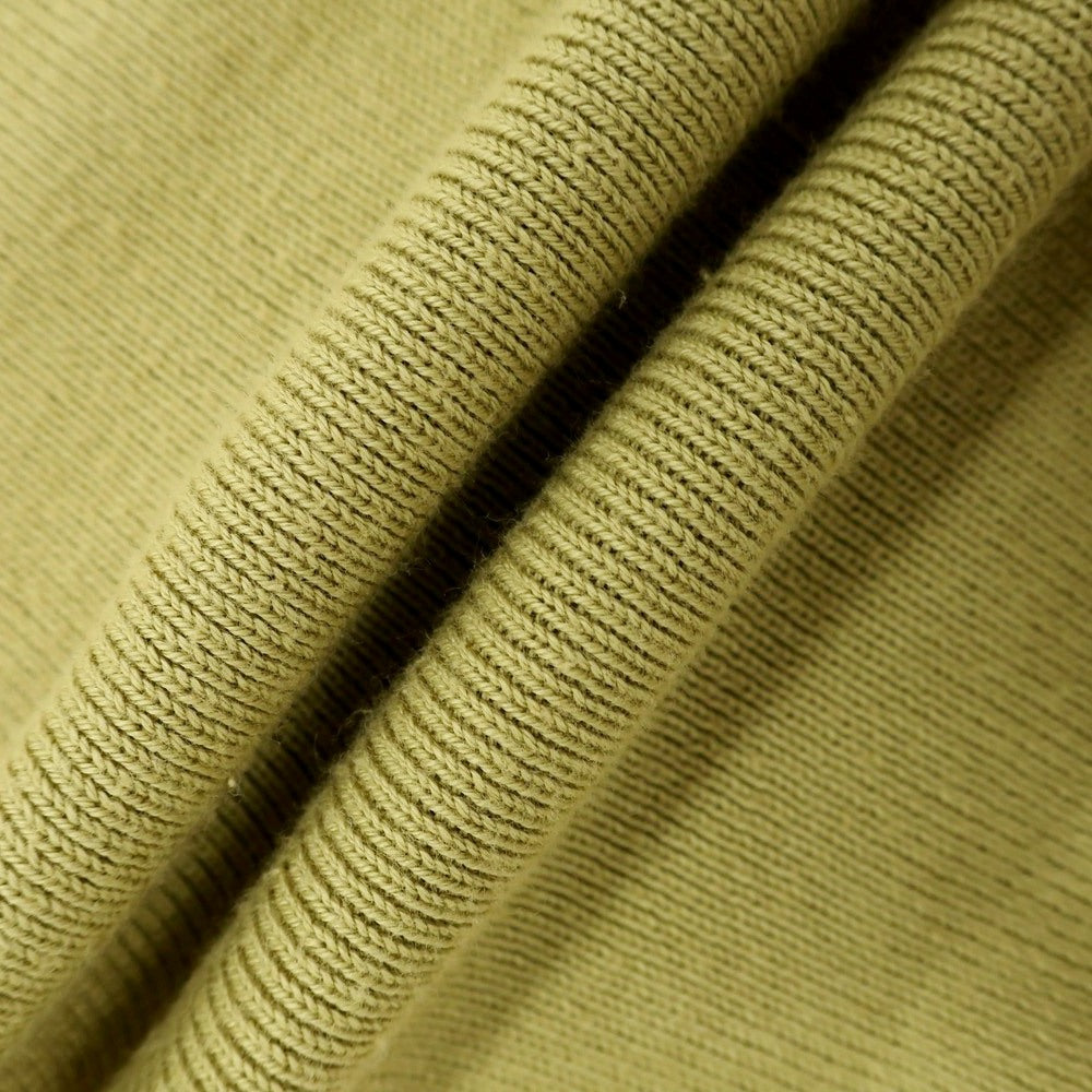 [Used] CRUCIANI high gauge cotton crew neck pullover knit light green [48] [Condition Rank C] [Men&