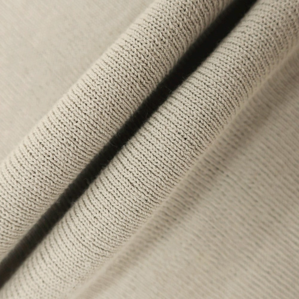 [Used] JIL SANDER High gauge cotton V-neck pullover knit beige [48] [Condition rank B] [Men&