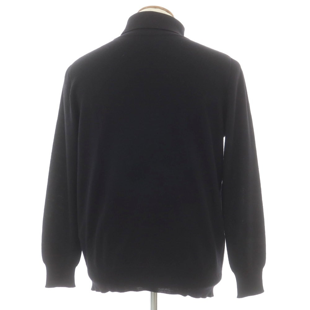 【中古】インターナショナルギャラリービームス International Gallery BEAMS ハイゲージ ウール タートルネック プルオーバーニット ブラック【 L 】【 状態ランクC 】【 メンズ 】
