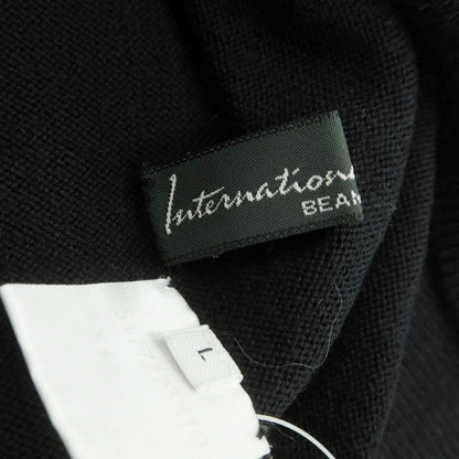 【中古】インターナショナルギャラリービームス International Gallery BEAMS ハイゲージ ウール タートルネック プルオーバーニット ブラック【 L 】【 状態ランクC 】【 メンズ 】
