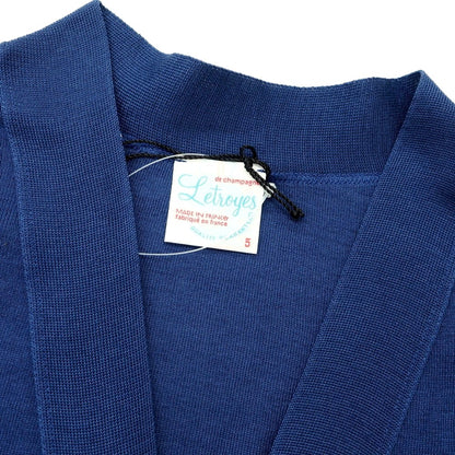 [Used] Letroyes High Gauge Cotton Knit Cardigan Dark Blue [5] [Condition Rank A] [Men&
