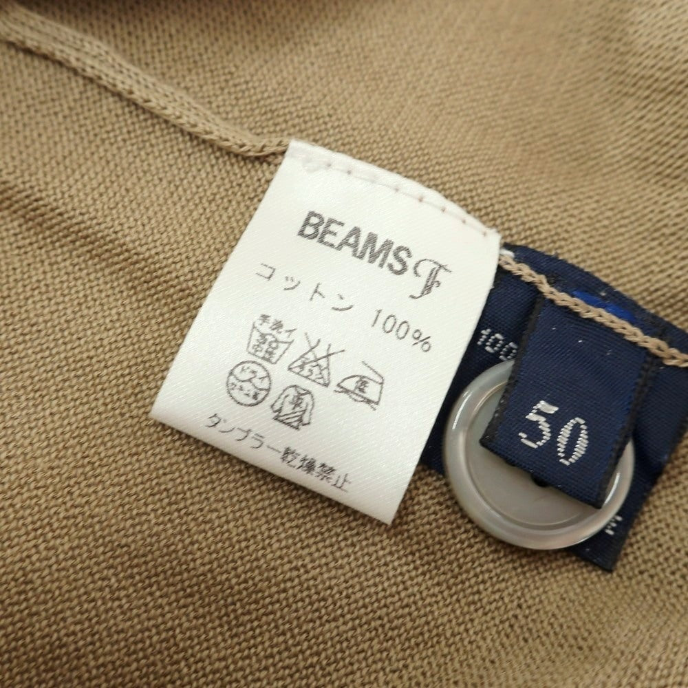 [Used] [Unused] Drumohr High Gauge Cotton Knit Vest Dark Beige [50] [Condition Rank S] [Men&