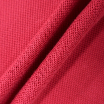 [Used] Loro Piana Cotton Short Sleeve Polo Shirt Dark Pink [L] [Condition Rank B] [Men&