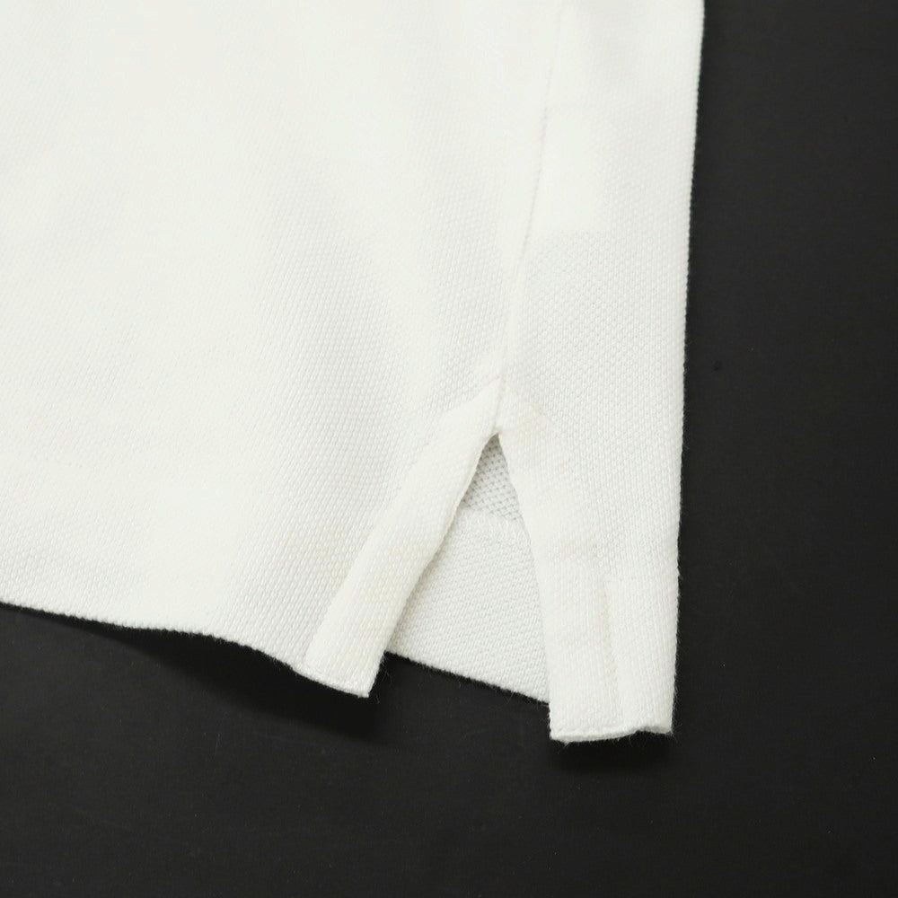 [Used] Loro Piana Cotton Short Sleeve Polo Shirt White [L] [Condition Rank B] [Men&