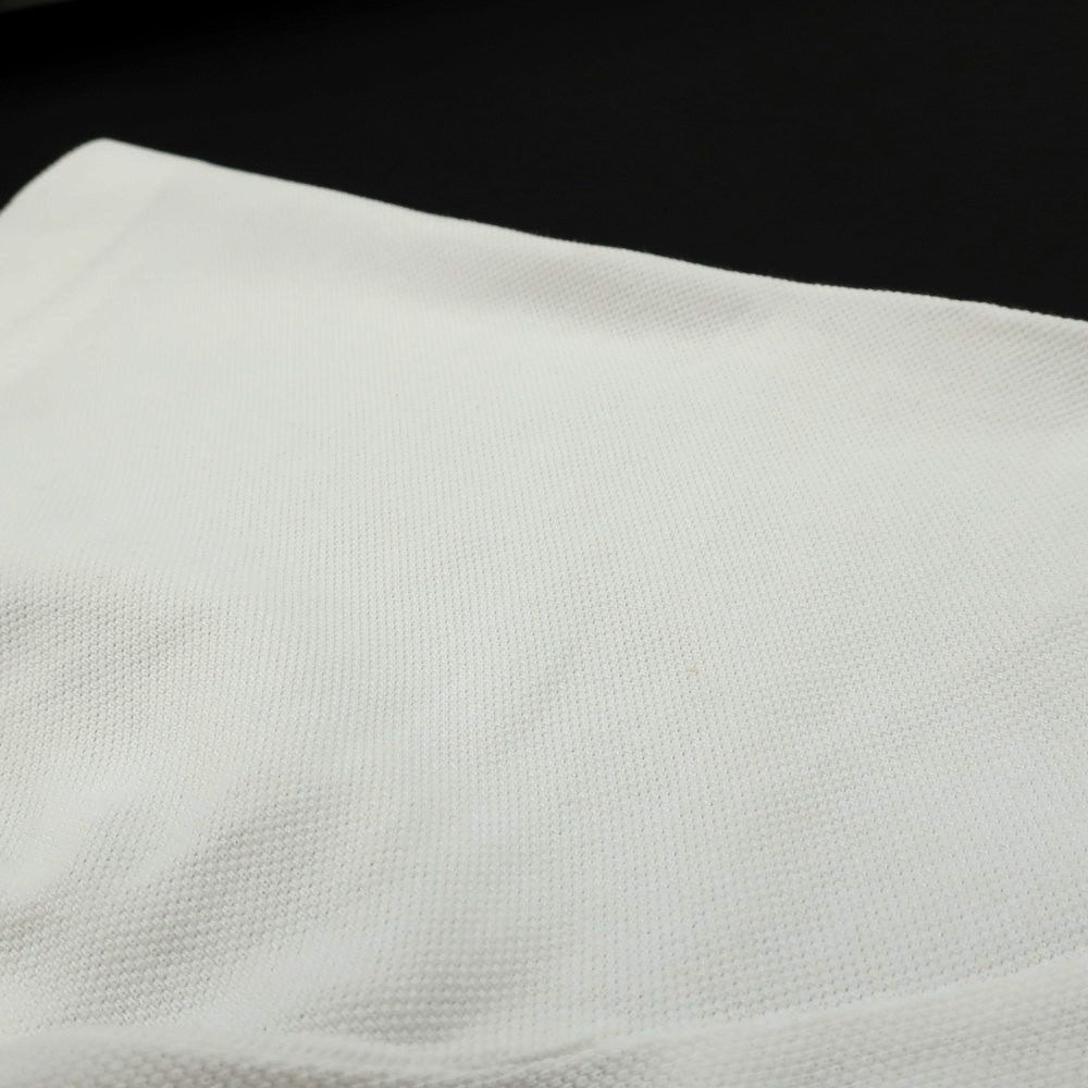 [Used] Loro Piana Cotton Short Sleeve Polo Shirt White [L] [Condition Rank B] [Men&