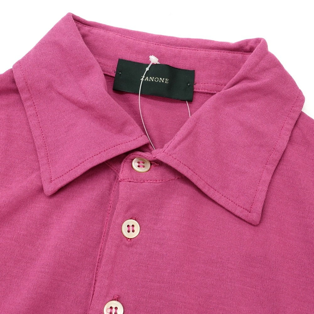 [Used] ZANONE Ice Cotton Short Sleeve Polo Shirt Pink Purple [50] [Condition Rank B] [Men&