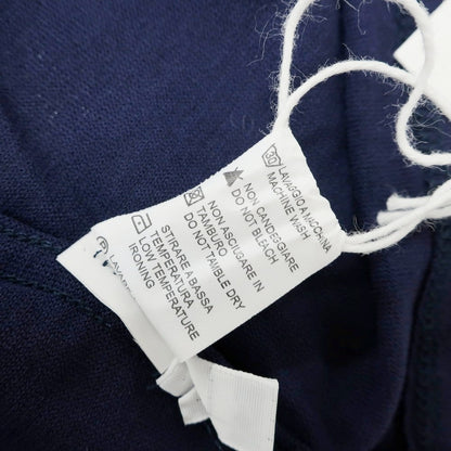 [Used] ZANONE Ice Cotton Long Sleeve Polo Shirt Navy [52] [Condition Rank A] [Men&
